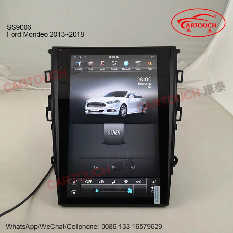 Tesla Вертикальный стиль Android автомобильный gps плеер навигация для Ford Mondeo 2007~ Автомобильный gps Мультимедиа Радио стерео видео HD 1080P