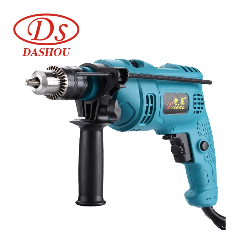 

DS Multi-function Impact Drill 220V Household Pistol Drill Dual-use Variable Speed Reverse Electric Hammer Drill Wall Tool 1PC