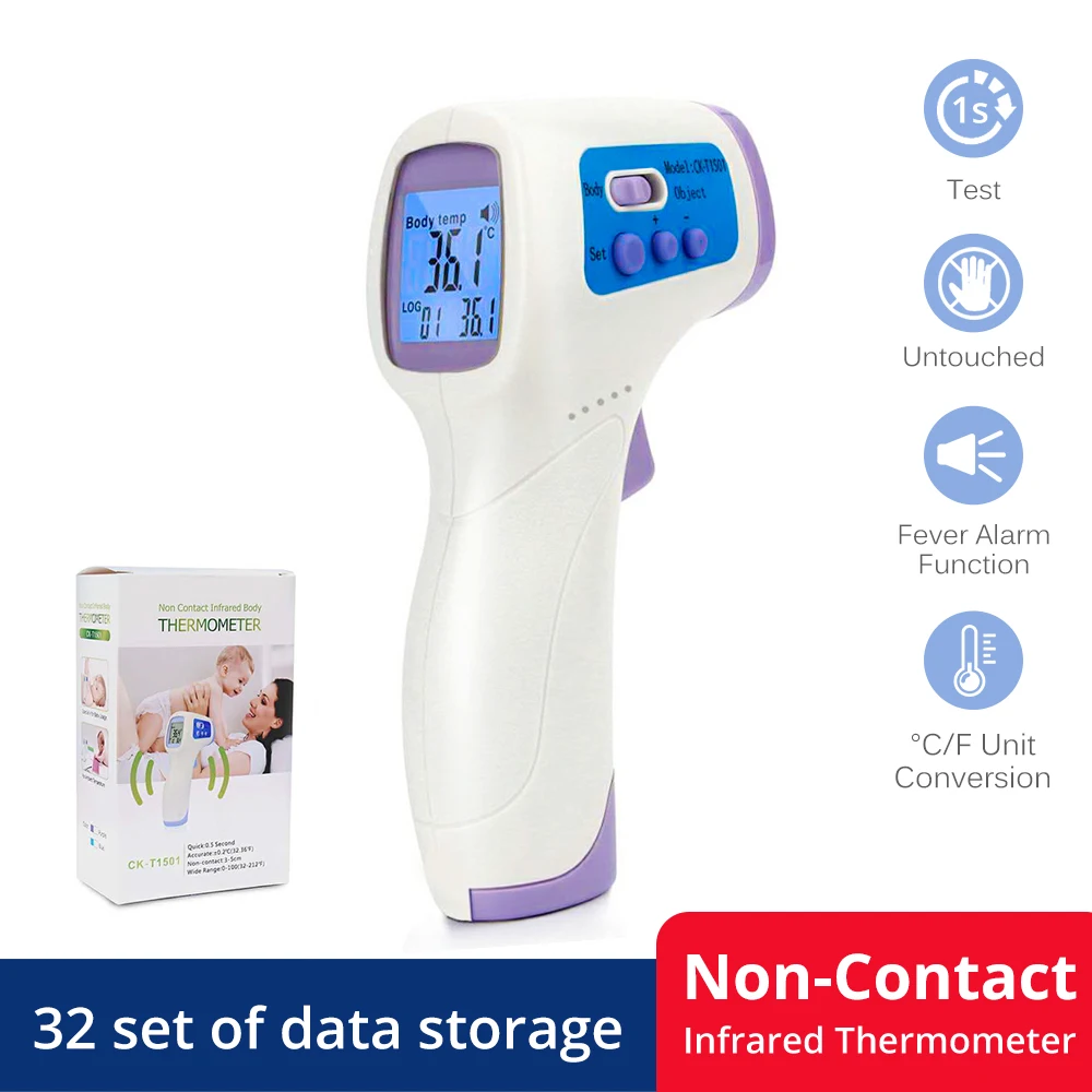 

Thermometer Infrared Measure fever infrared Digital Ear Thermometer for body Forehead Measurement Non-Contact IR Termometro