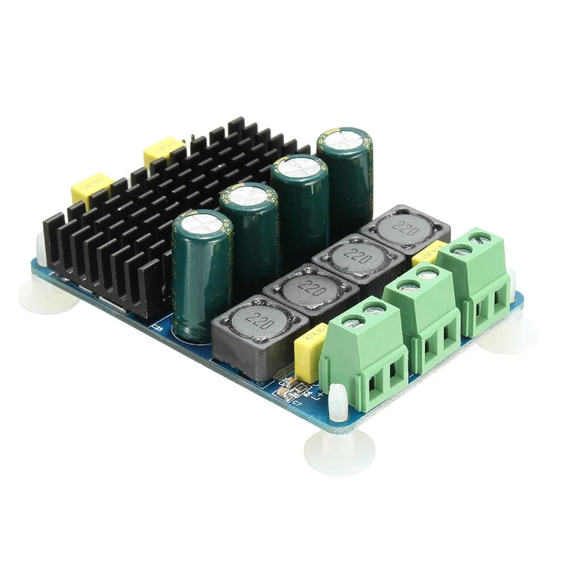 AAAE Top-TDA7498 2 канала 2X100 Вт Цифровой стерео усилитель мощности плата модуль DC 8-32 В