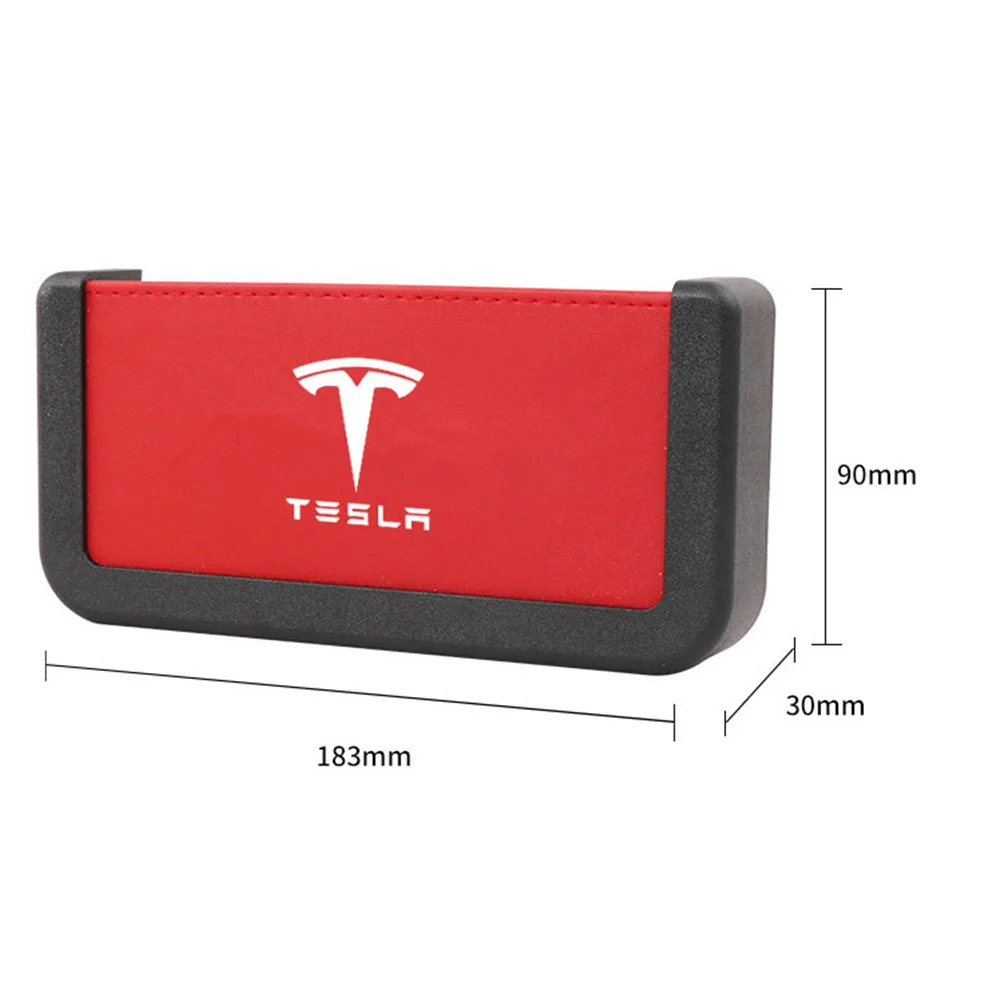 Для Tesla модель 3 модель S модель X автомобильное сиденье боковой ящик для хранения двери интерьер Органайзер кожаный автомобильный чехол стильный Аксессуары