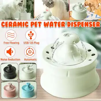 

Pet Dog Water Fountain Electric Water Bowl Auto Cycle with Filter Cat Water Fountain Pump for Cats Dogs Birds