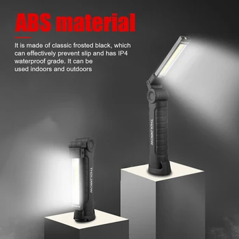 

Multi Function Folding Work Light Outdoor Work Light COB LED Folding Portable Emergency Flashlight with Magnet