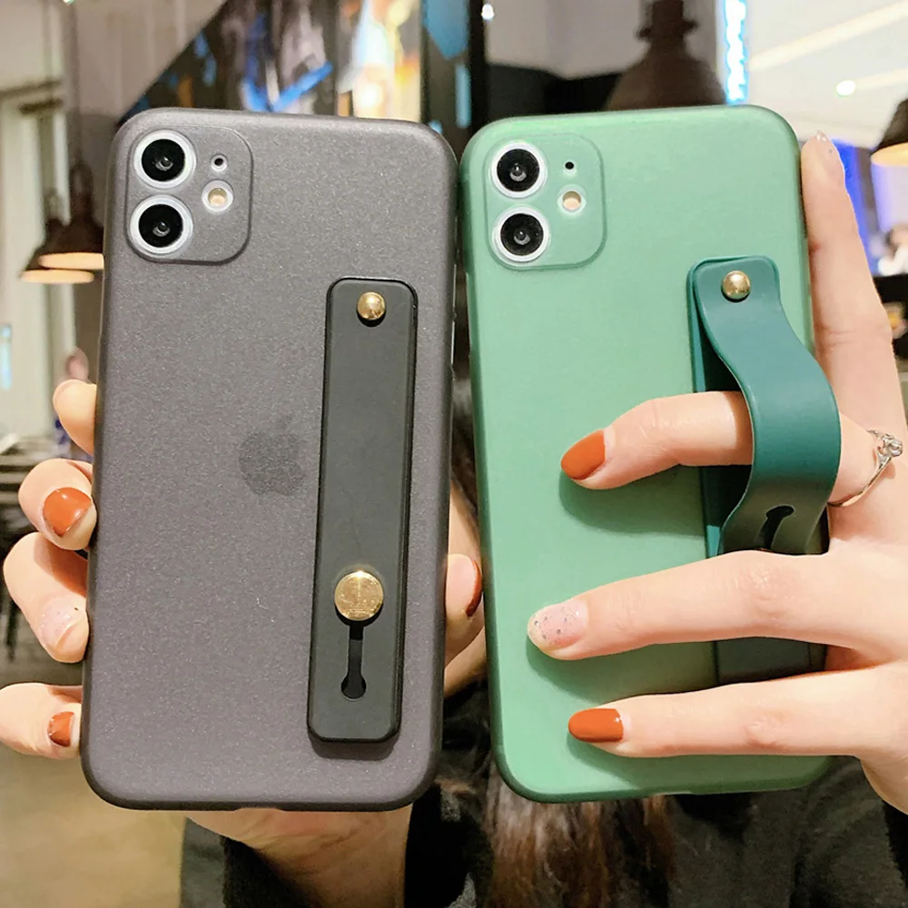 Чехол для телефона с ремешком и подставкой iPhone 11 Pro Max 7 8 6 6S Plus SE 2020 2 SE2 X Xr Xs