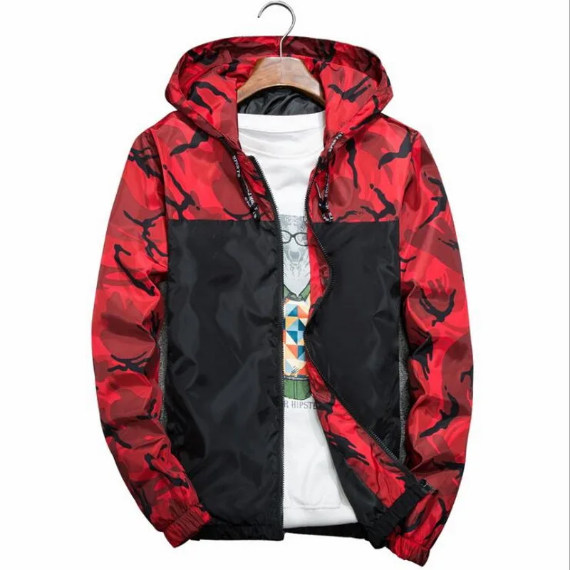 Mens Bomber Camouflage Hooded Jacket Thin Men S Camouflage Slim Teen Personality Windbreaker Mens Hooded Jackets Jackets Aliexpress