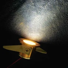 10 шт./лот Светодиодный точечный мини-светильник шкаф лампа Ac95-277v 3 Вт Высокая мощность Led белый теплый белый Внутреннее освещение