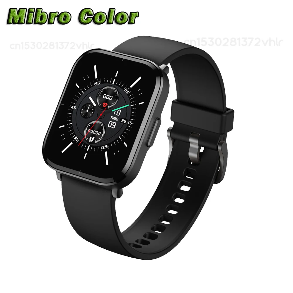 Xiaomi Youpin Mibro Color Smartwatch 5ATM Waterproof Bluetooth Heart Rate Tracker 270mAh Battery Men Smart Watch for iOS Android