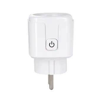 

Tuya EU WiFi socket wireless plug smart home switch compatible with Google home and Alexa voice control