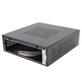 

Mini HTPC Case Home Theater Computer Desktop Computer Case for ITX 17x17cm Mini Motherboard
