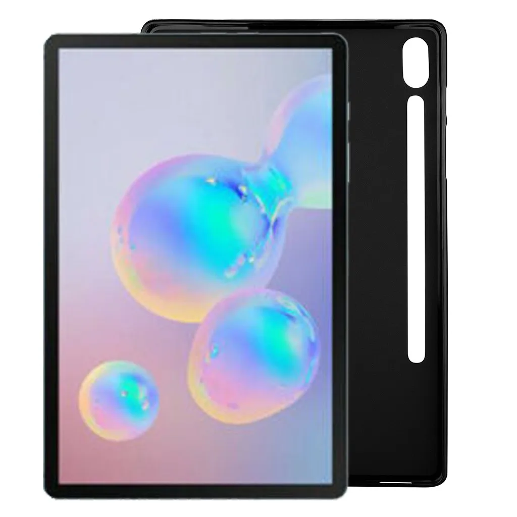 A Для samsung Galaxy Tab S6 10.5in T860 T865 Мягкий Прозрачный ударопрочный чехол из ТПУ чехол для планшета Подарочный чехол для планшета противоударный чехол - Цвет: A