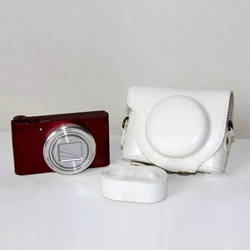 Синтетическая кожа Жесткий чехол для камеры Сумка ремешок для sony DSC-HX90V HX90 WX500 объектив и камера протектор чехол сумка анти-scrach