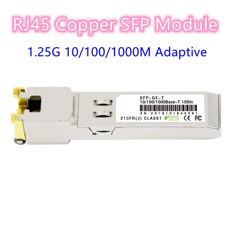 1.25G SFP RJ45 Module 1000Mbps SFP to RJ45 Copper SFP Transceiver ...