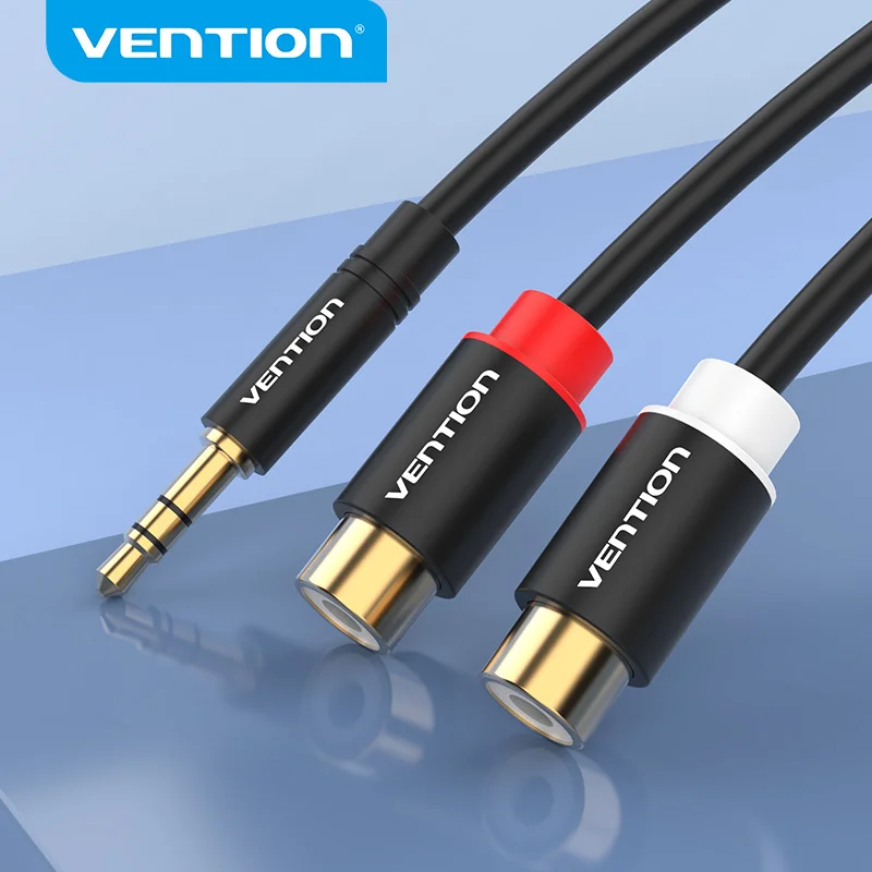 Кабель Vention 3 5 мм 2RCA штекер гнездо для стерео DVD VCD усилителей сабвуфера домашнего