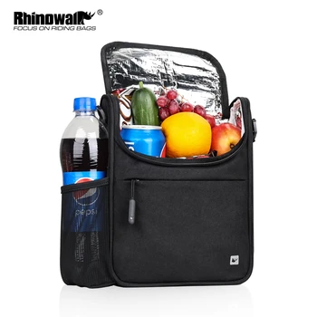 

Rhinowalk Bike Cooler Handlebar Bag Insulation Multifunction Bicycle Front Frame Tube Bag with Shoulder Strap Raincover