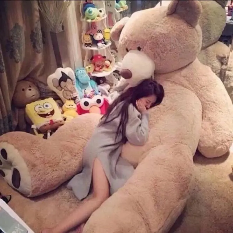 60-340CM Giant Large Big Teddy Bear Plush Soft Toy doll uk bears kids Gift 2018