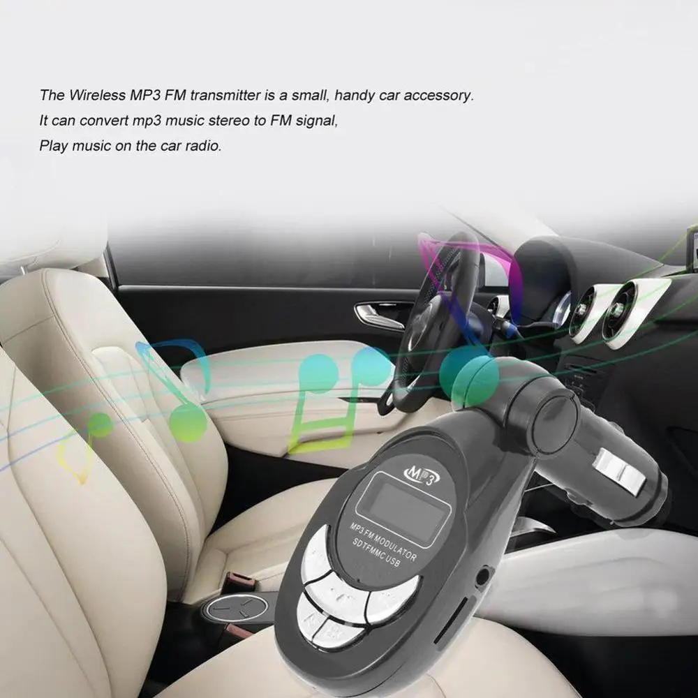 Универсальный автомобильный MP3 музыкальный плеер новейший стиль MP3-плеер беспроводной fm-передатчик модулятор USB SD CD MMC Пульт дистанционного управления XRC автомобильный Стайлинг