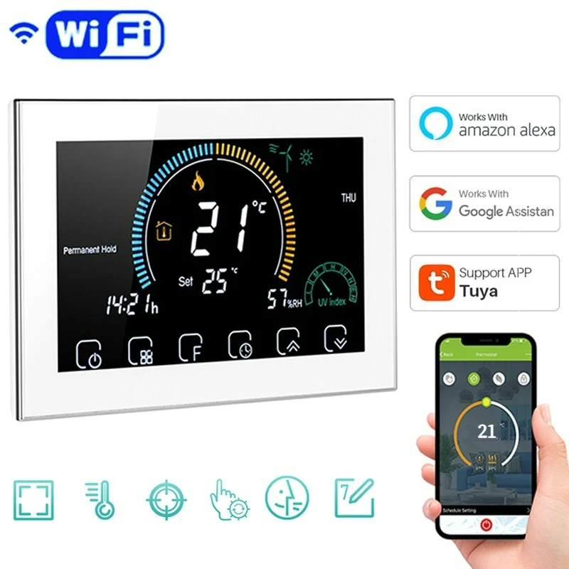 WiFi Thermostat Wöchentlich programmierbarer Thermostat APP-Steuerung T8U1 