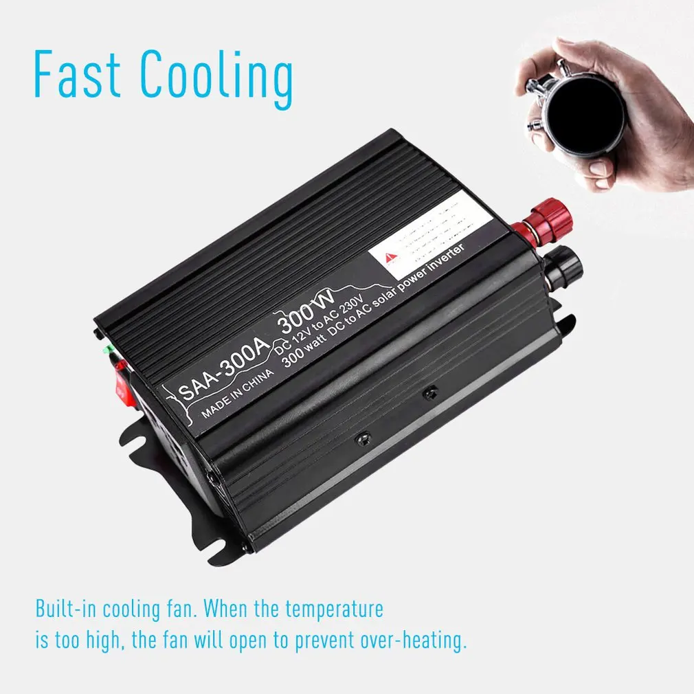 300W500W1000W1500W автомобильный инвертор 12V постоянного тока до 220 В Модифицированная синус волны инвертор