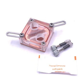 

North Bridge Water Cooling Head,Computer Water Cooling Acrylic General Northbridge Cooling Head for Computer CPU Block