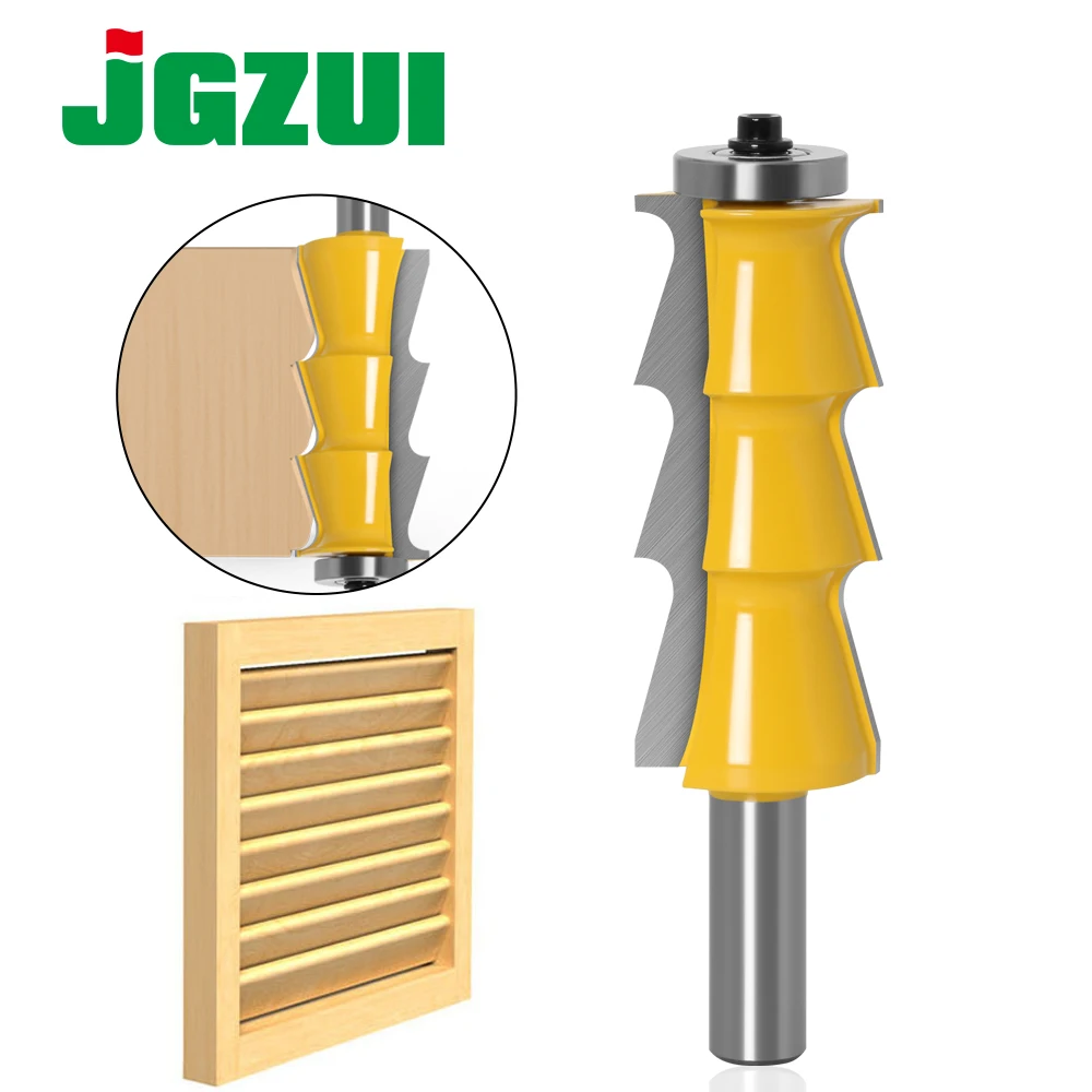 Фреза с жалюзей и хвостовиком 1/2 дюйма 12 мм 1 шт.|tenon cutter|woodworking cutterrouter bit |