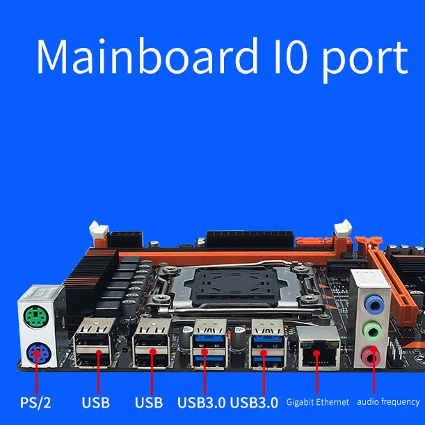 X99 компьютерная материнская плата DDR3 двухканальная память LGA2011 3 Pin E5 CPU