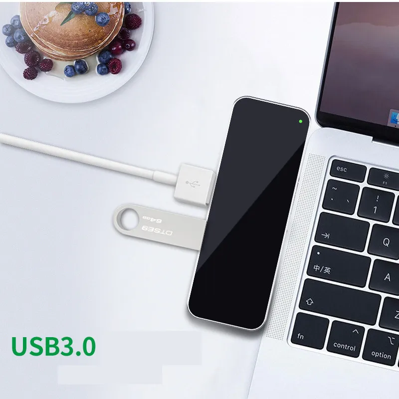 Asunflower Mini USB C концентратор type C-HDMI USB 3,0 PD TF SD слот Портативный USB C док-станция для MacBook Pro 13 15 концентратор разветвитель