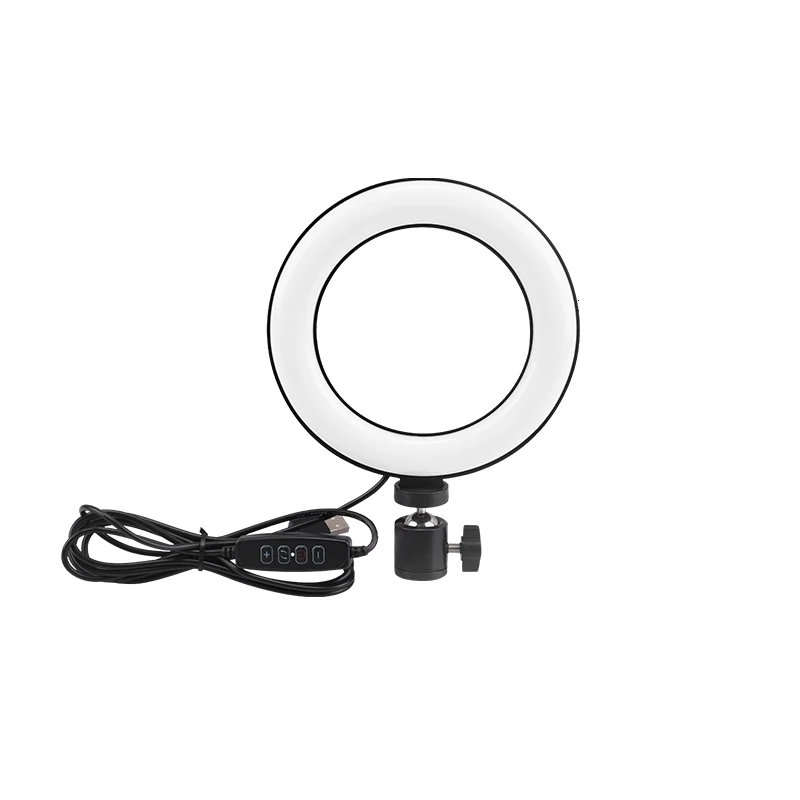 

6 inch Ring Light Dimmable LED Selfie Ring Light for Tik Tok Youtube Camera Makeup Video Live Beauty Light Continuous Lighting