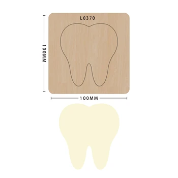 

Logo knife mold mold wood mold decoration, model L0370, suitable for common die cutting machines on the market