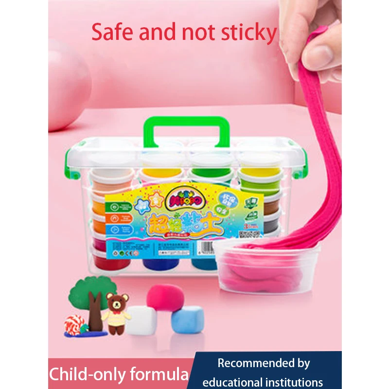 

36 Color Air Dry Light soft Clay Educational Toy Colorful Plasticine Polymer Creative DIY Clay Toy Kid Birthday Gift slime toys