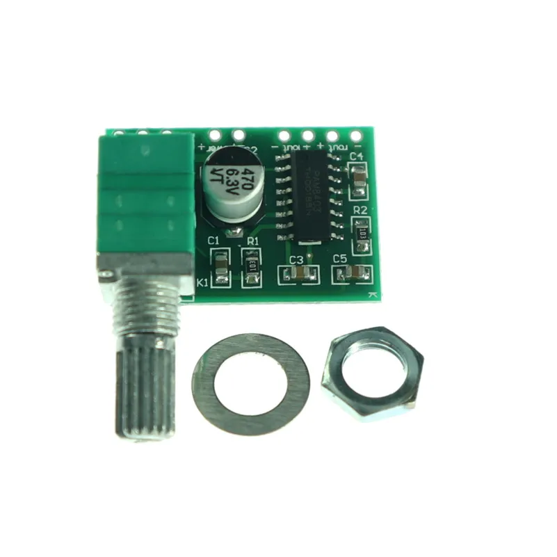 1pcs KJ240 PAM8403 Mini 5V Power Amplifier Board Support USB Supply 3W+3W (Switch potentiometer) 2-Channels Audio module | Электроника