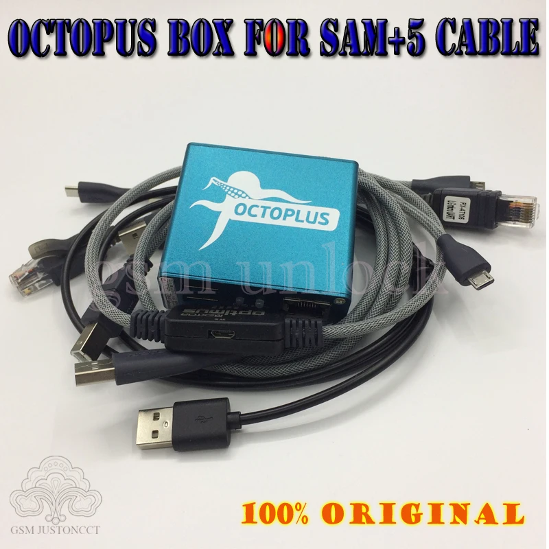 Gsmjustoncct 2020 octopus / Octoplus Box для Samsung 5 кабелей SAM разблокировка флэш|Детали устройств