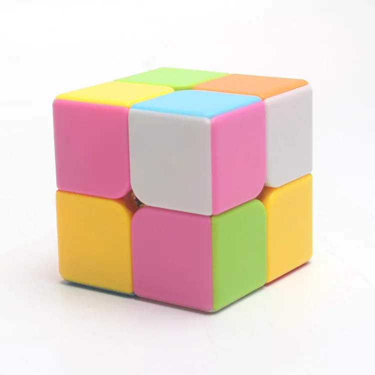 

[Pan New Second-Order Candy-Colored Rubik's Cube] Profession Beginners Racing Rubik's Cube 2x2 Rubik's Cube Children'S Education