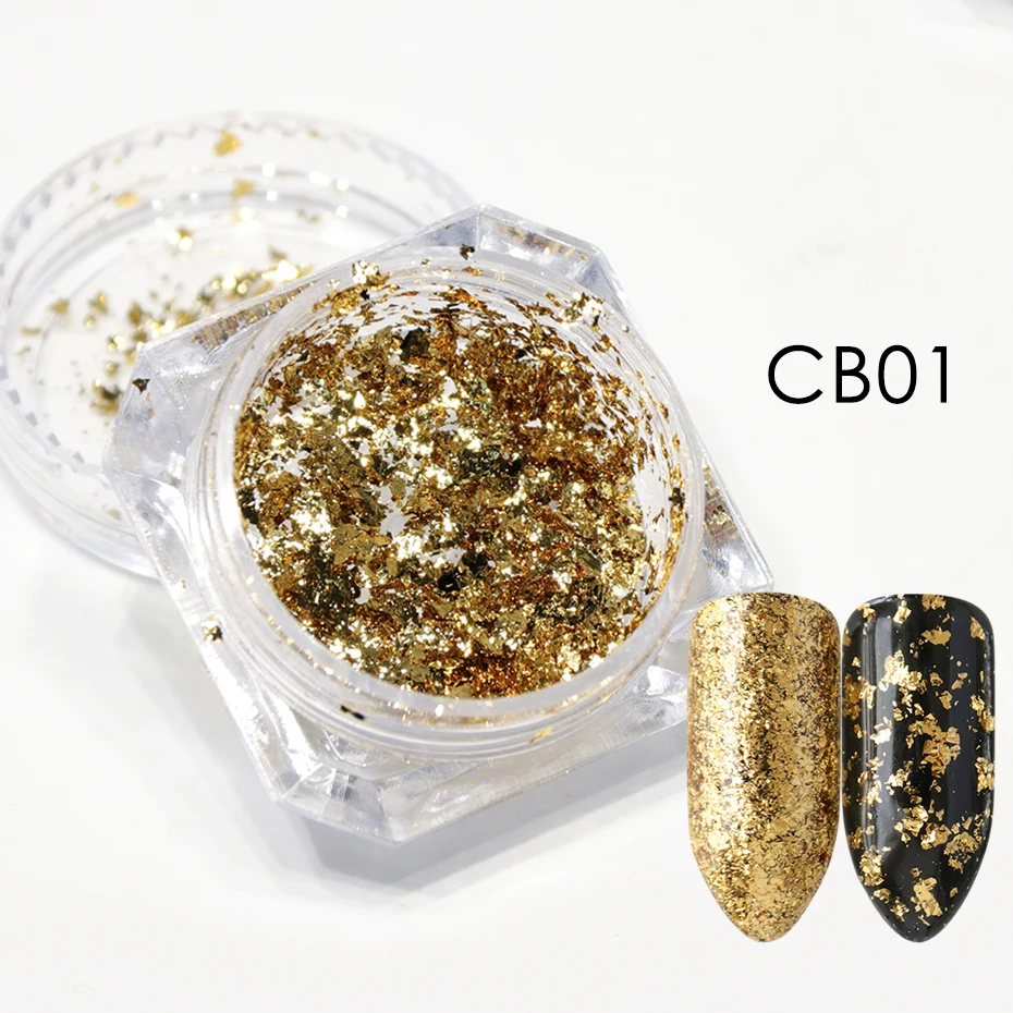 Holographic Glitter Nail Art Foils FBCB01-08