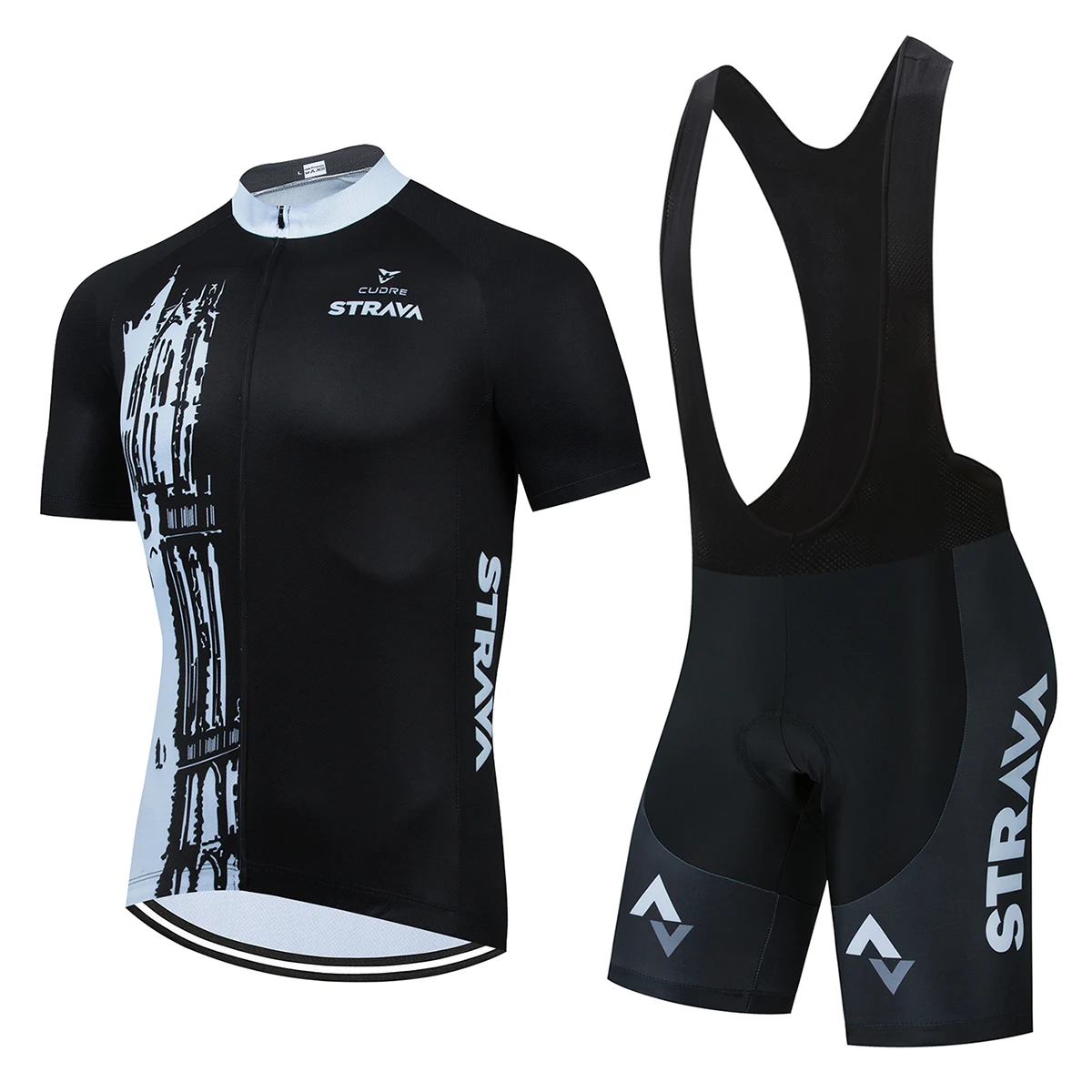 Набор дышащей одежды для велоспорта quickstep Pro Мужская одежда с коротким рукавом