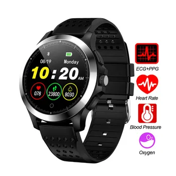 

Fitness Bracelet ECG+PPG Smart Watch Blood Pressure Heart Rate Monitor Pedometer Waterproof Business Smart Band For Men women