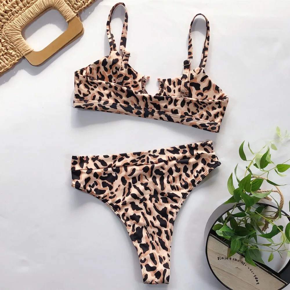 snake print bikini push up (47)