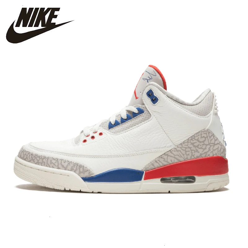 Оригинальные мужские баскетбольные кроссовки Nike Air Jordan 3 BG Katrina AJ3 с воздушной подушкой, спортивные кроссовки для улицы, Новое поступление#854273/136064