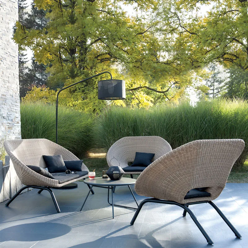 Outdoor furniture Outdoor sofa outdoor rattan chair outdoor furniture combination rattan woven furniture 1