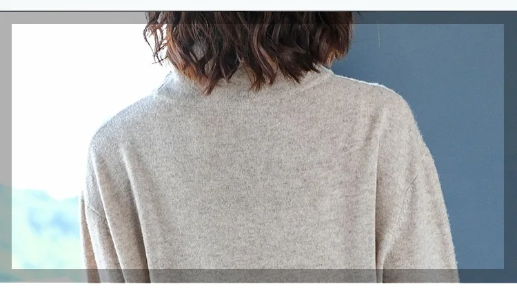 Fall Winter Vintage Women Turtleneck Long Sleeve Loose Floral Printed Cashmere Sweater Dress Woman Knitted Sweaters Dresses