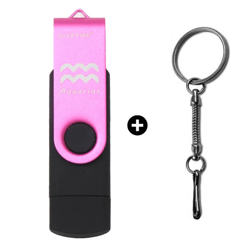 Biyetimi OTG USB флеш-накопитель 12 созвездий Многофункциональный 128 Гб 64 Гб cle usb флеш-накопитель 32 ГБ Флешка 16 ГБ USB 2,0 карта памяти
