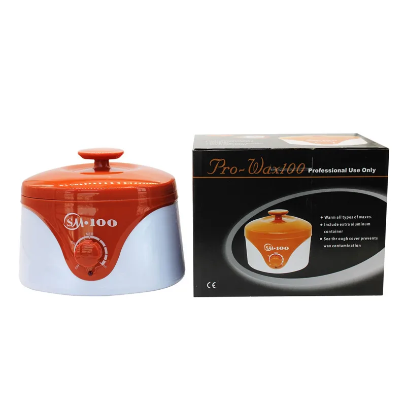 Paraffin Wax Heater 500ml Feet Mini SPA Hand Wax Warmer Epilator 100W Rechargeable Machine Body Depilatory Hair Removal Tool