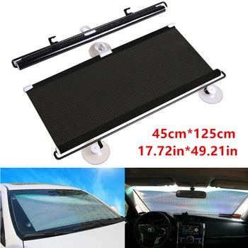 

Windshield Car Retractable Sun Shade Anti-UV 45*125cm Protection Sunshade