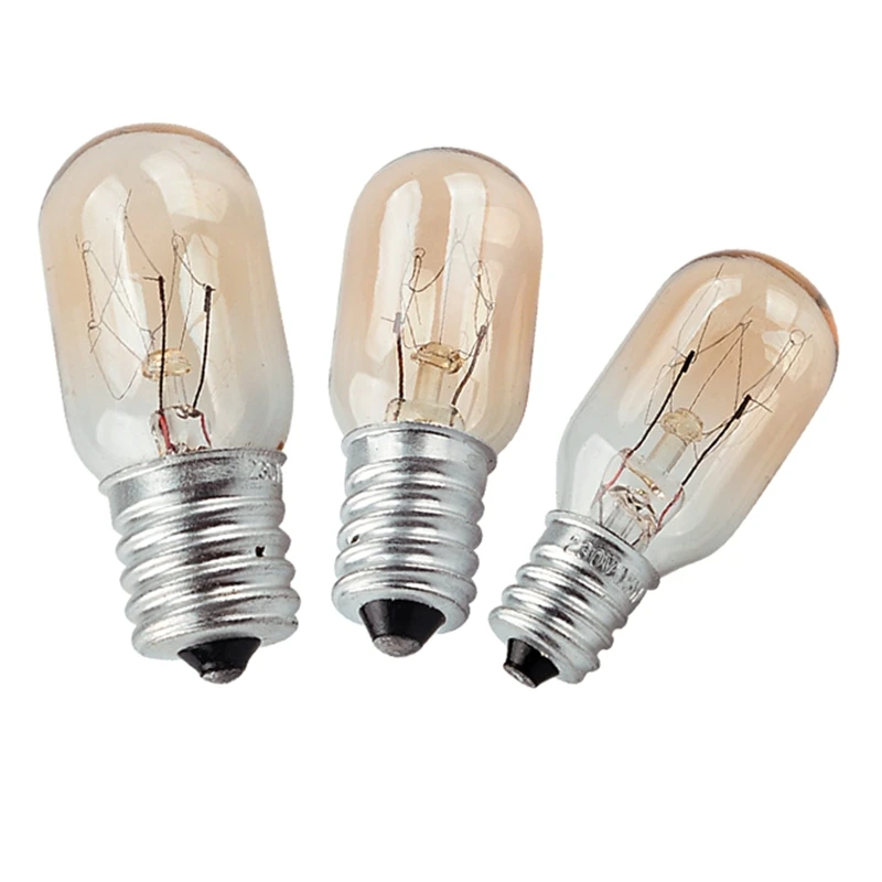 15W Microwave Light Bulb E12 E14 for Repairing Home Appliances Coffee MakerBread Maker Easy to Use Durable D07 21