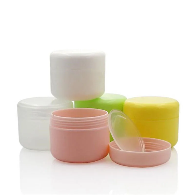 10PCS-Refillable-Bottles-Plastic-Empty-Makeup-Jar-Pot-Travel-Face-Cream-Lotion-Cosmetic-Container-5-Colors
