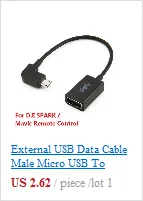 Портативный универсальный USB зарядное устройство конвертер 5 в 3 А Быстрая зарядка Дрон батарея зарядное устройство для DJI Spark Квадрокоптер аксессуары