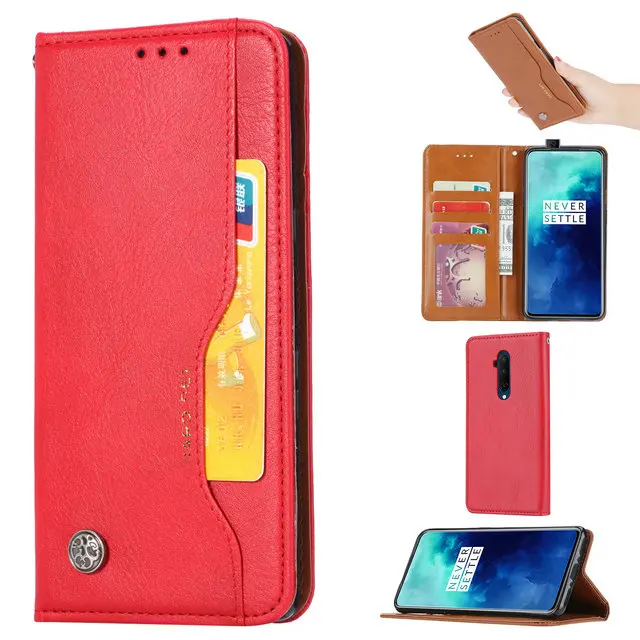 Для Oneplus 7 T Pro One Plus 7 T T7 Роскошный чехол для Oneplus 7 T откидной Чехол-кошелек со слотом для карт кожаный чехол для Funda Oneplus 7 T Pro Чехол