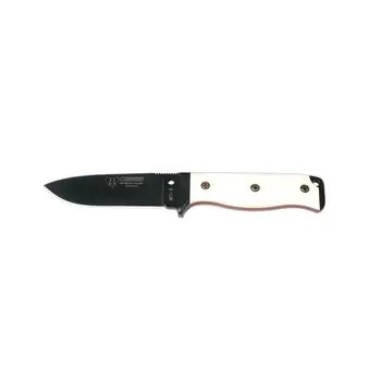 

Cudeman knife 120-N * MT-5 stainless steel sheet MoVa black strut 11 cm white MiCard grip 11,5 cm
