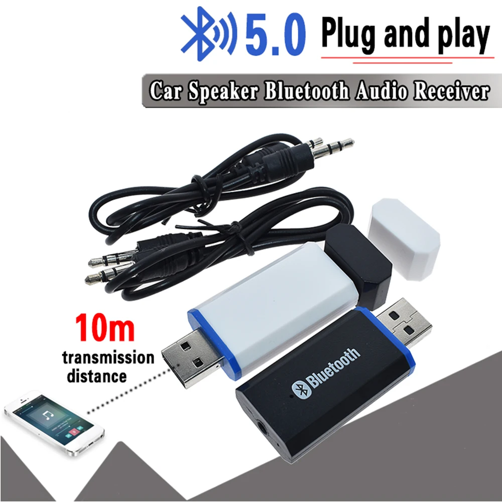 AUX RCA USB 3,5 мм Интерфейс Bluetooth 5,0 аудио приемник стерео передатчик абсолютно и высококачественный