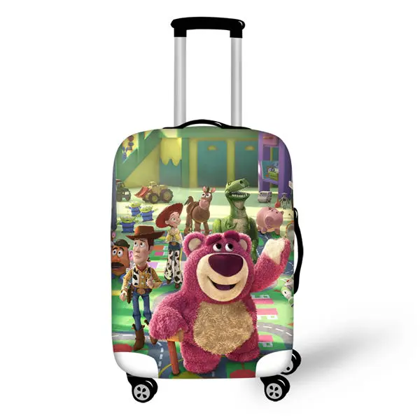 HaoYun багажная Крышка для путешествий с изображением игрушек, чехол для чемодана с рисунком из мультфильма, дизайнерский эластичный пыленепроницаемый и водонепроницаемый протектор - Цвет: CDWX099LMS