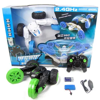 

RC Stunt Car Model Remote Control Off-road RC 360 Degrees Flip Car With LED Lights 3D Deformation Car Kids Toy For Boys Girls